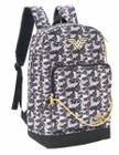 Mochila Juvenil/Infantil Mulher Maravilha Preto Luxcel