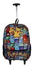 Mochila Juvenil Pokemon Rodinhas Pikachu Escolar Menino Masc