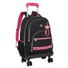 Mochila Kika 4 Rodinhas Dupla 4 Roda Grande Infantil Escolar