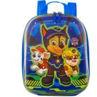 Mochila lancheira mala infantil com alca de costas paw patrol chase spy azul