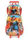 Mochila Lancheira Rodas Infantil Vingadores Luxcel IC38132AG