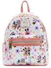 Mochila Loungefly Disney Mickey Minnie Mouse AOP Floral