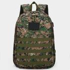 Mochila Mala Bolsa 25L Camuflada Casual Acampamento Verão Corrida Semi Impermeável Verde camuflado