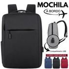 Mochila Mala De Viagem A bordo Grande Impermeável Anti-furto Casual Trilha Notebook Avião