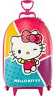 Mochila Malinha Escolar Impermeável Hello Kitty 3d Rodinha G