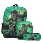 Mochila Masculina Escolar Juvenil Hulk Vingadores Marvel