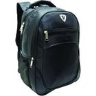 Mochila Masculina Escolar Porta Notebook 15 Polegadas Preto - Plat1