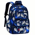 Mochila Masculina Infantil Escolar Bolsa De Costas Meninos Crianças Fichário Grande Notebook Moda