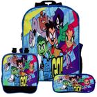 Mochila Masculina Jovens Titãs de Costa + Lancheira e Estojo