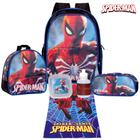 Mochila Masculina Juvenil Homem Aranha com Lancheira Toys 2U