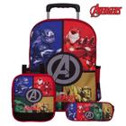 Mochila Masculina Juvenil Infantil Avengers Rodinhas Toys 2U