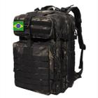 Mochila masculina militar 50l tática reforçada impermeavel grande diversas cores acompanha 1 patch