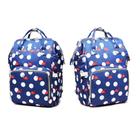 Mochila Maternidade Bebe Bolsa Flamingo Azul Multifuncional Impermeavel