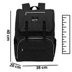 Mochila Maternidade Impermeável Unissex MF8141 - Preto