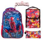 Mochila Menino Escolar Juvenil Homem Aranha Herói Marvel