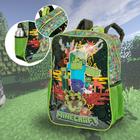 Mochila Minecraft Costas Original Juvenil Escolar Menino