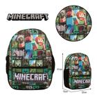 Mochila Minecraft Juvenil Costas Volta As Aulas Reforçada