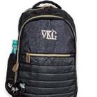 Mochila Notebook 15 Feminina Escolar M3987 Metalizada Preto - Vozz