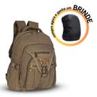 Mochila Notebook Lona Escolar Acolchoada Kvn Ja9606 Caqui