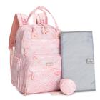 Mochila para fraldas BabbleRoo Baby Essentials Pink Birdy