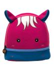 mochila pequena infantil em neoprene zoo kids pônei