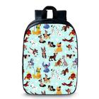 Mochila pequena pré escolar infantil anime cachorros,stitch - exo