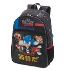 Mochila Preta de Costas Sonic - Pacific