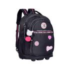 Mochila Rb Rebecca Bonbon Escolar Carrinho Preta 15,6