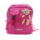 Mochila Reforçada Escolar Bear Pink Notebook 43x30cm