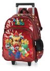 Mochila Rodas Infantil Escolar Super Mario Luxcel IC39446MO