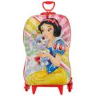 Mochila Rodinha Escolar Princesa Branca de Neve Disney Maxto