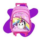 Mochila Rodinha Magic Unicornio Rosa