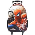 Mochila Rodinha Mala Rodas 18 Menino Masculino Escolar Infantil Spider Man Homem Aranha Filme - Xeryus