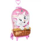 Mochila Rodinha Tripla Gata Marie 3d Maxtoy