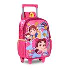 Mochila Rodinhas Clio Maria Clara E Jp Infantil Cor Rosa-chiclete