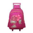 Mochila Rodinhas e Costas Barbie Lantejoulas Yeep Original