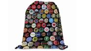 Mochila Saco Personalizada Esporte Tampinhas de Cerveja