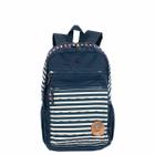 Mochila Sestini costas Paul Frank world navy azul marinho