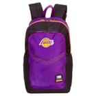 Mochila Sestini NBA Magic Lakers 24 Litros Preto e Roxo