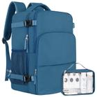 Mochila Sinaliy Travel impermeável para laptop de 16 polegadas - 0,95 kg