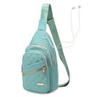 Mochila Sling AOSTIHOT - Pequena e Crossbody para Homens e Mulheres - Preta