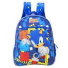 Mochila Sonic Alças Infantil Original Pacific Meninos 989H04