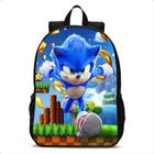 Mochila Sonic Escolar Bolsa Infantil Volta As Aulas Novidade