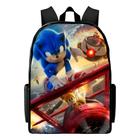 Mochila Sonic Escolar Infantil Juvenil Reforçada Personagem