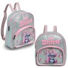 Mochila Stitch Feminina Alça Costas Básica Adulto Infantil