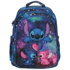 Mochila Stitch Galáxia Infantil Escolar Completa Estampa 3D