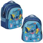 Mochila Stitch Grande Menina Juvenil Escola Passeio Costas