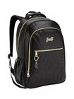 Mochila Teen Preta Denlex Just Metalizada Jt1550 - Preto