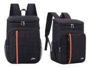 Mochila Térmica Cooler 18L Impermeável Quente Frio - Preto