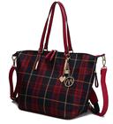 Mochila Tote Layla Checker - Coleção MKF